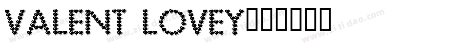 VALENT LOVEY字体转换